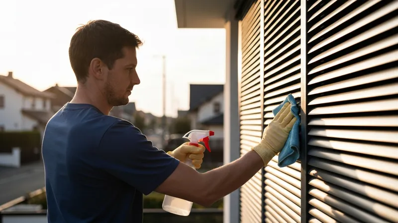 Nettoyer les volets en aluminium