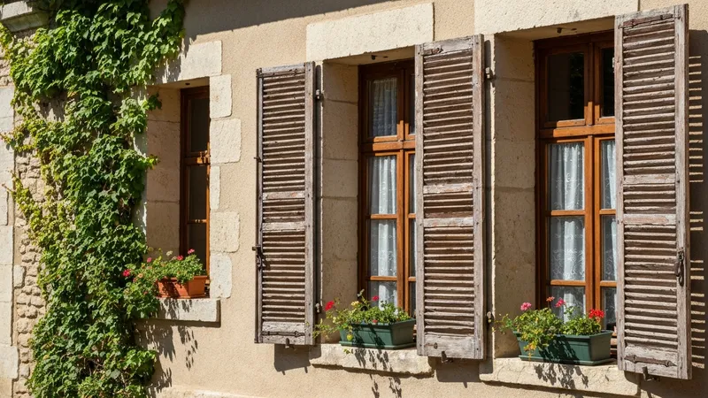 Volets en bois : charme et tradition