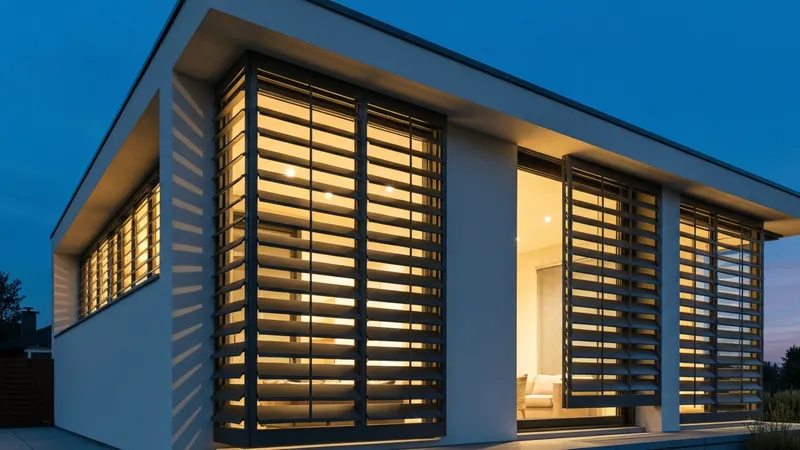 Volets orientables : flexibilité et contrôle